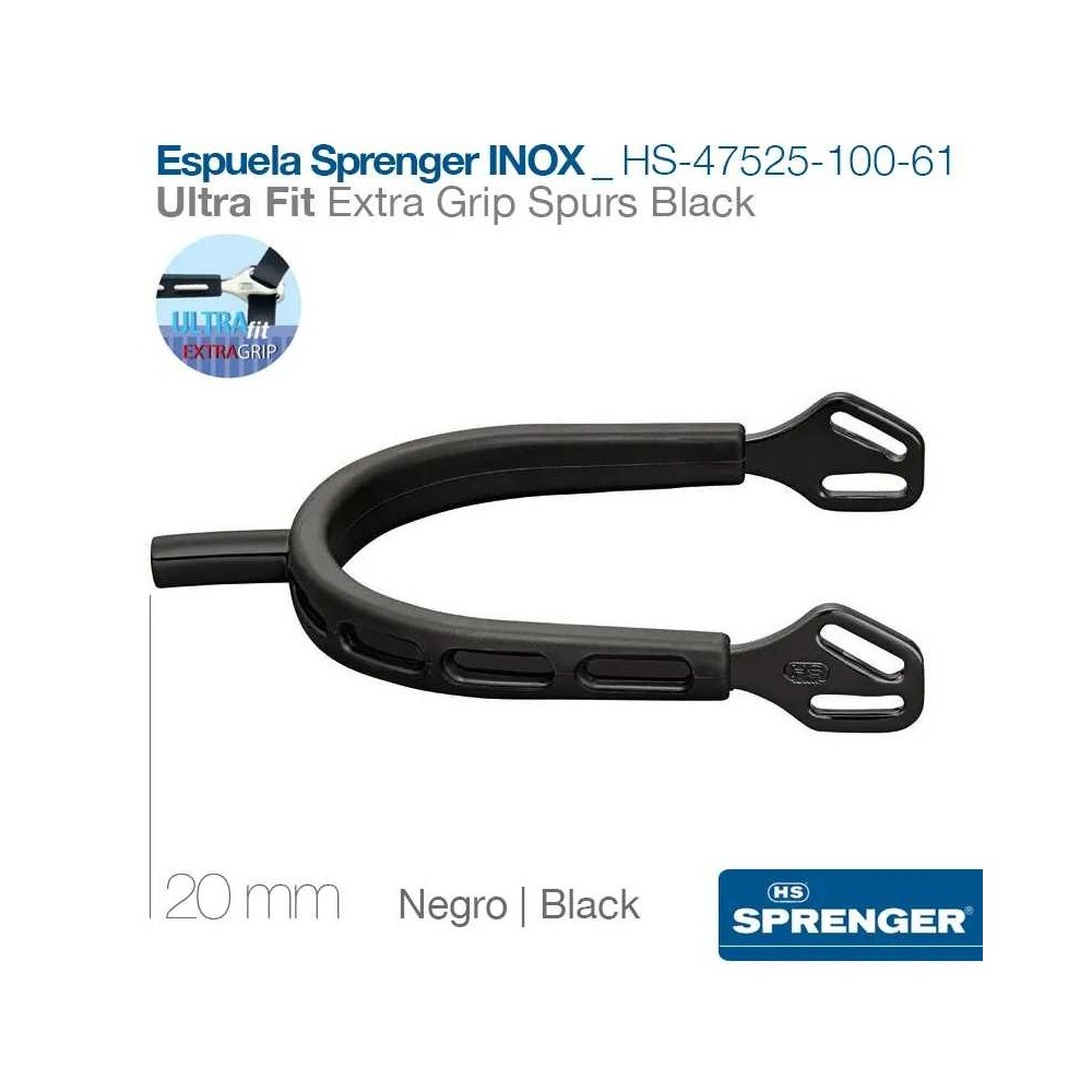 Espuela sprenger negro hs-47525-100-61