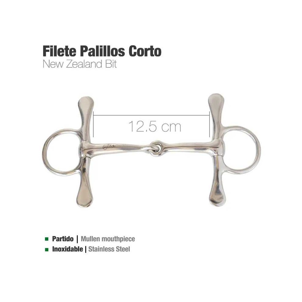 Filete palillos inox corto 215801 12.5cm