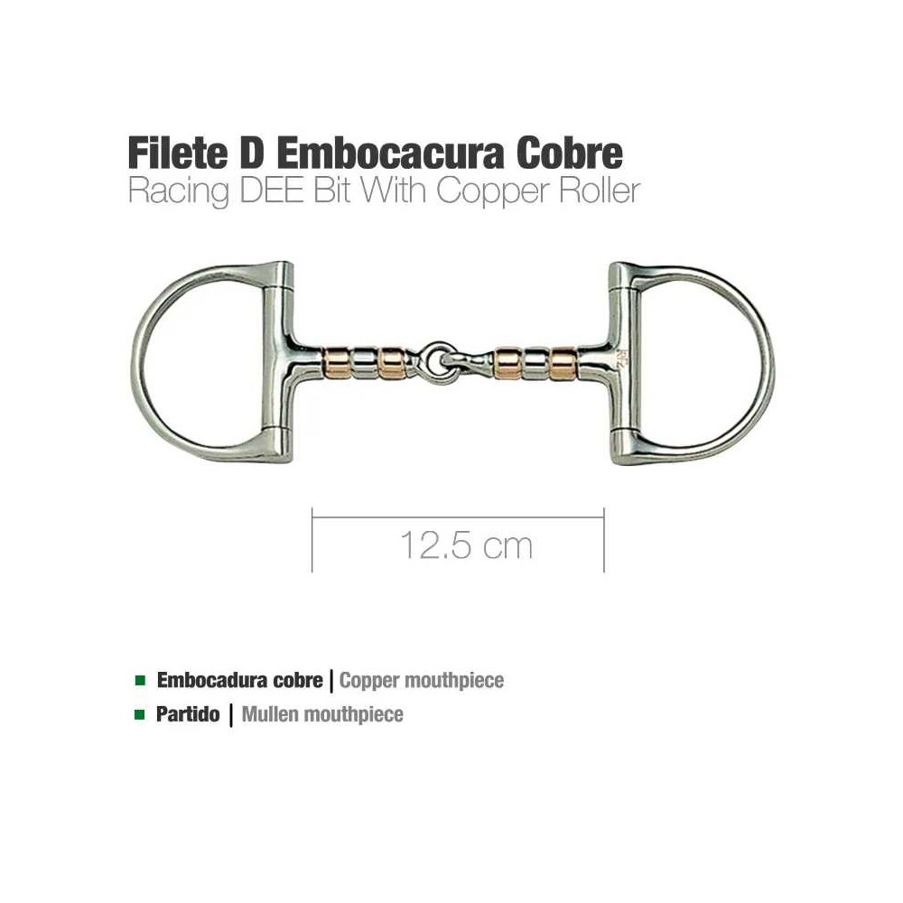 Filete d embocadura cobre 21561