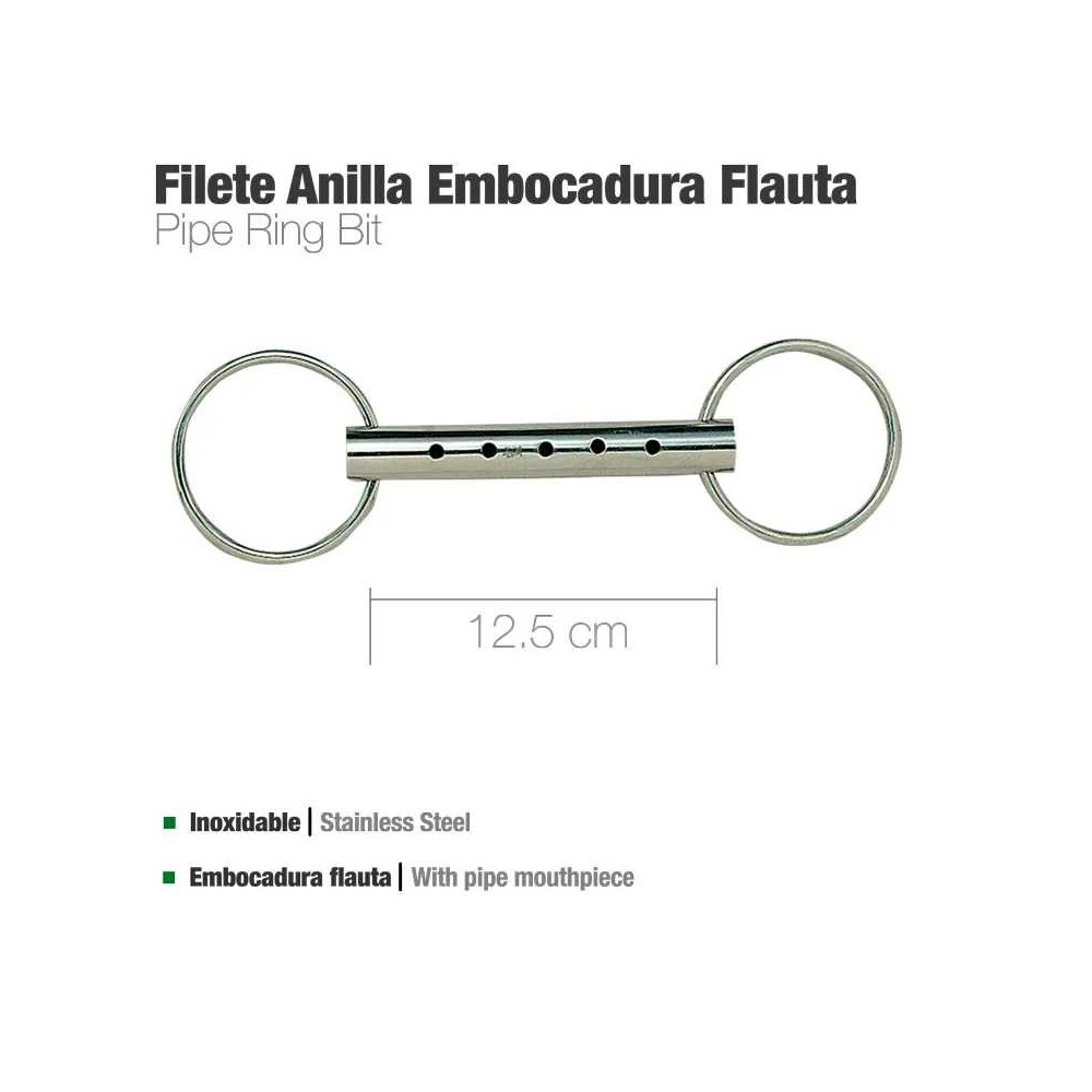 Filete anilla inox embocadura flauta 21246