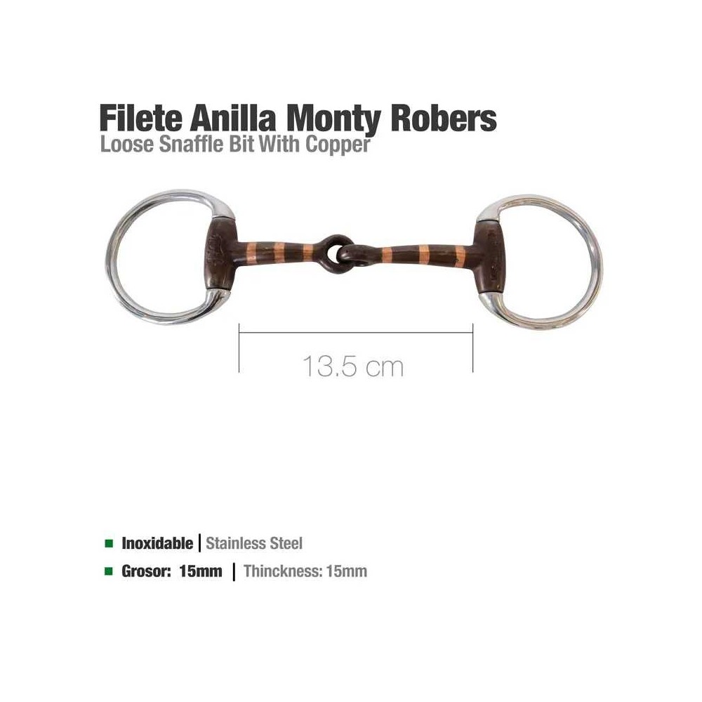 Filete anilla monty roberts 13.5cm