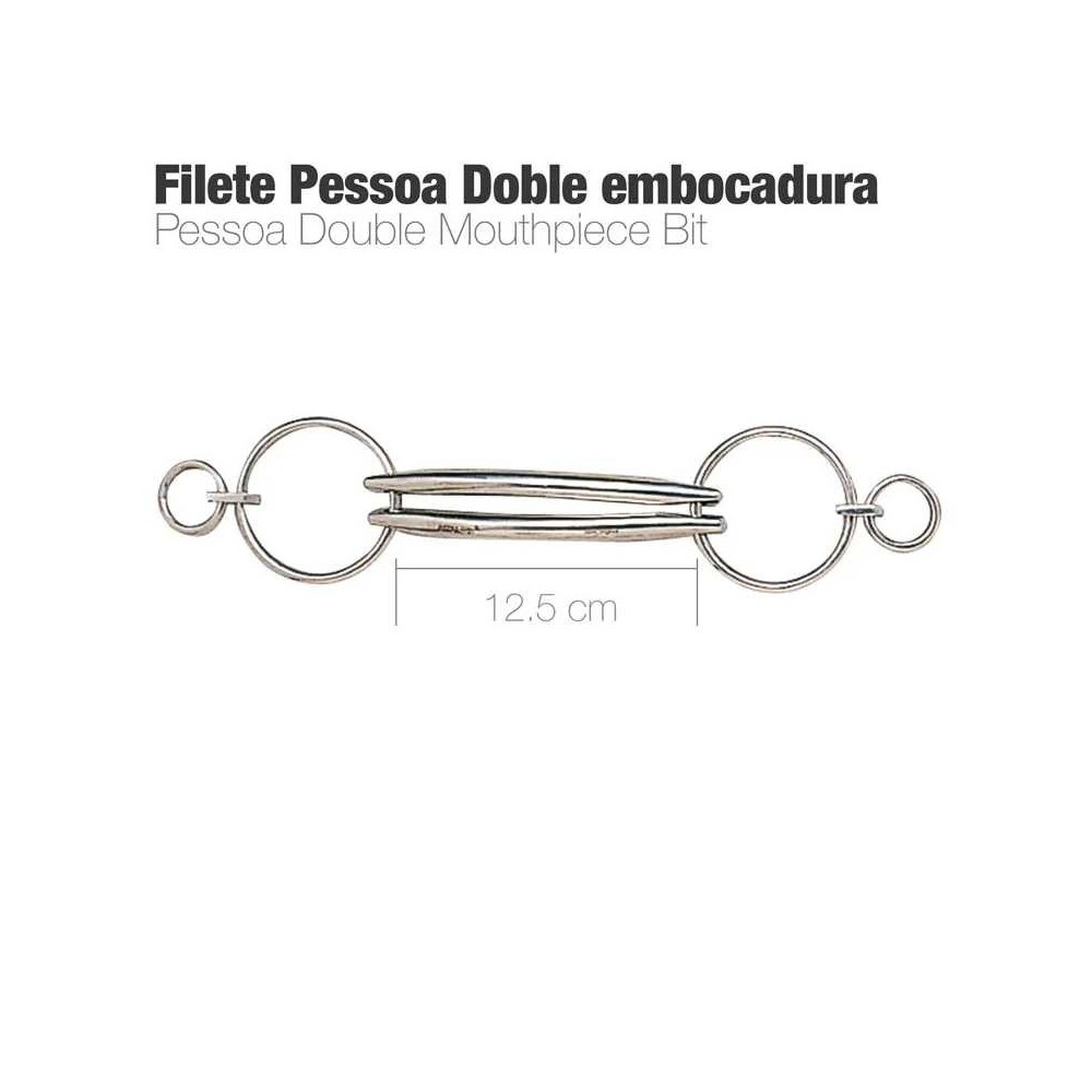 Filete pessoa doble embocadura paq10030200