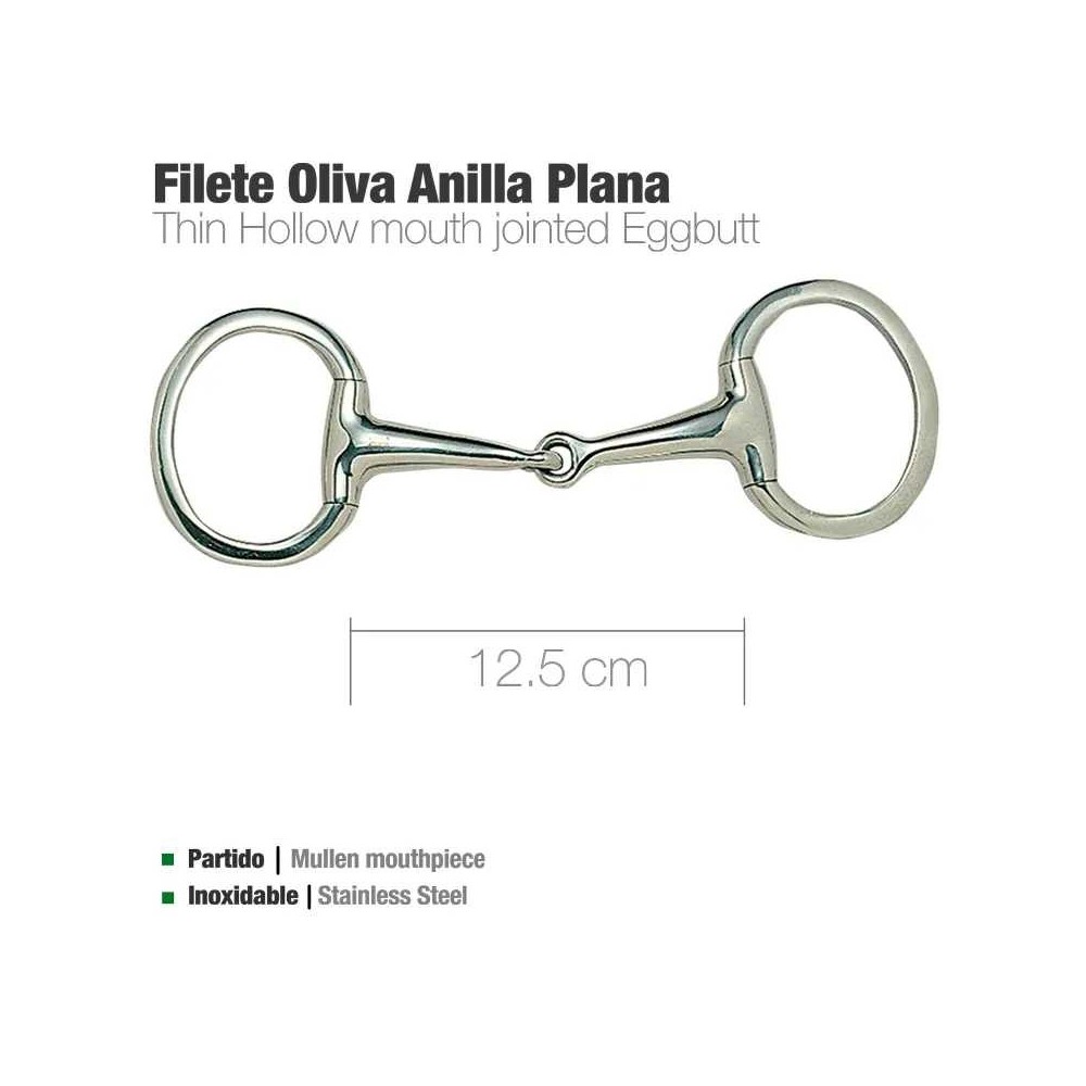 Filete oliva inox 21955 12.5cm