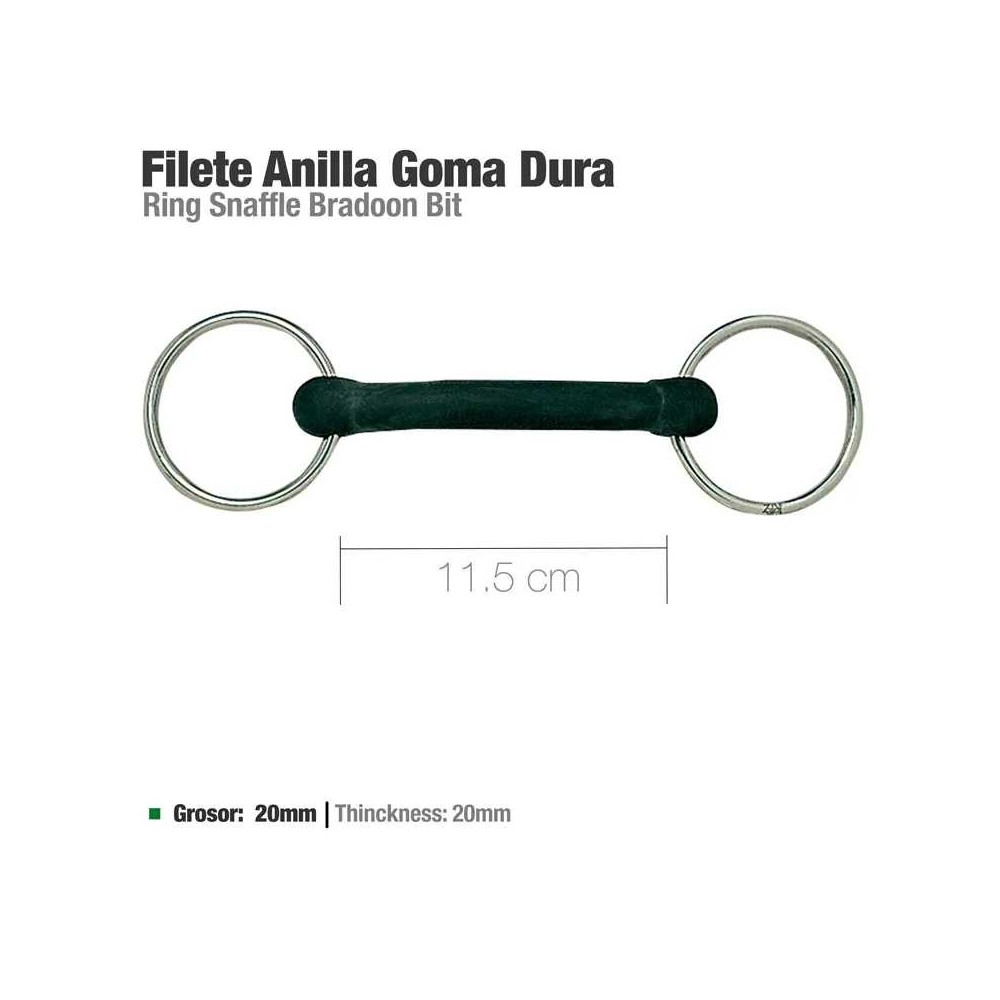 Filete anilla goma dura 21301r