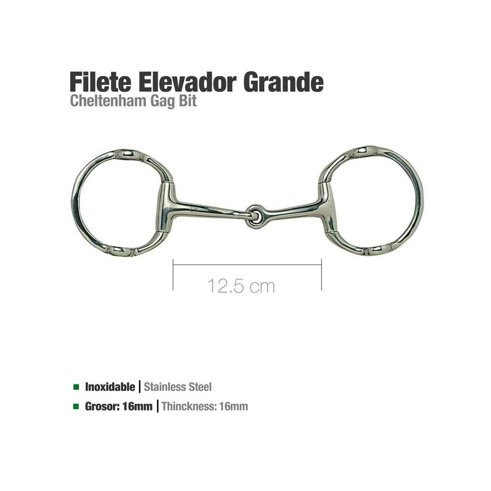 Filete elevador inox grande 212611 12.5cm