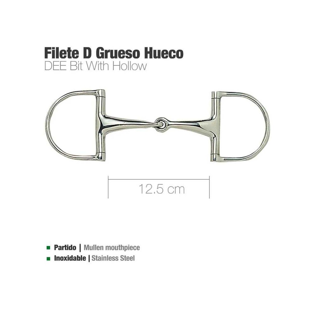 Filete d inox grueso hueco 21968