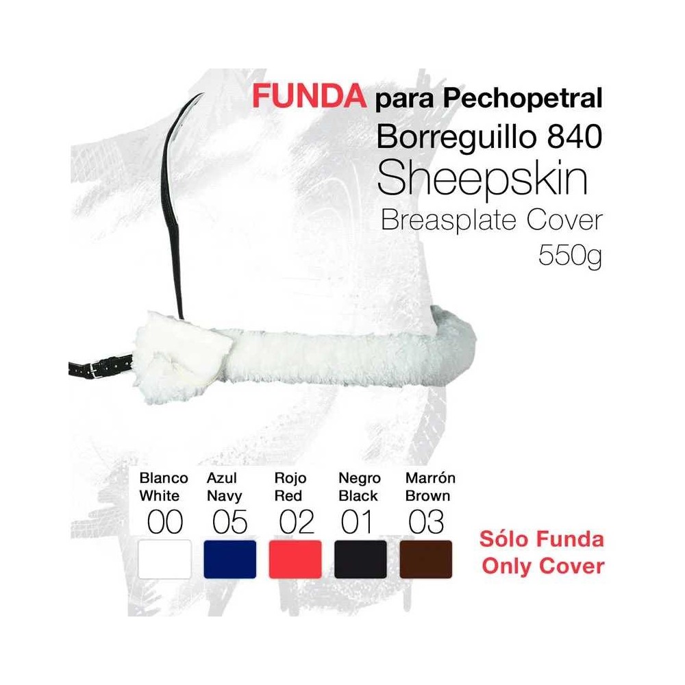 Funda para pechopetral borreguillo 840