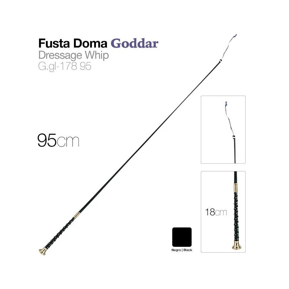 Fusta doma goddar gl-178 negro 95cm