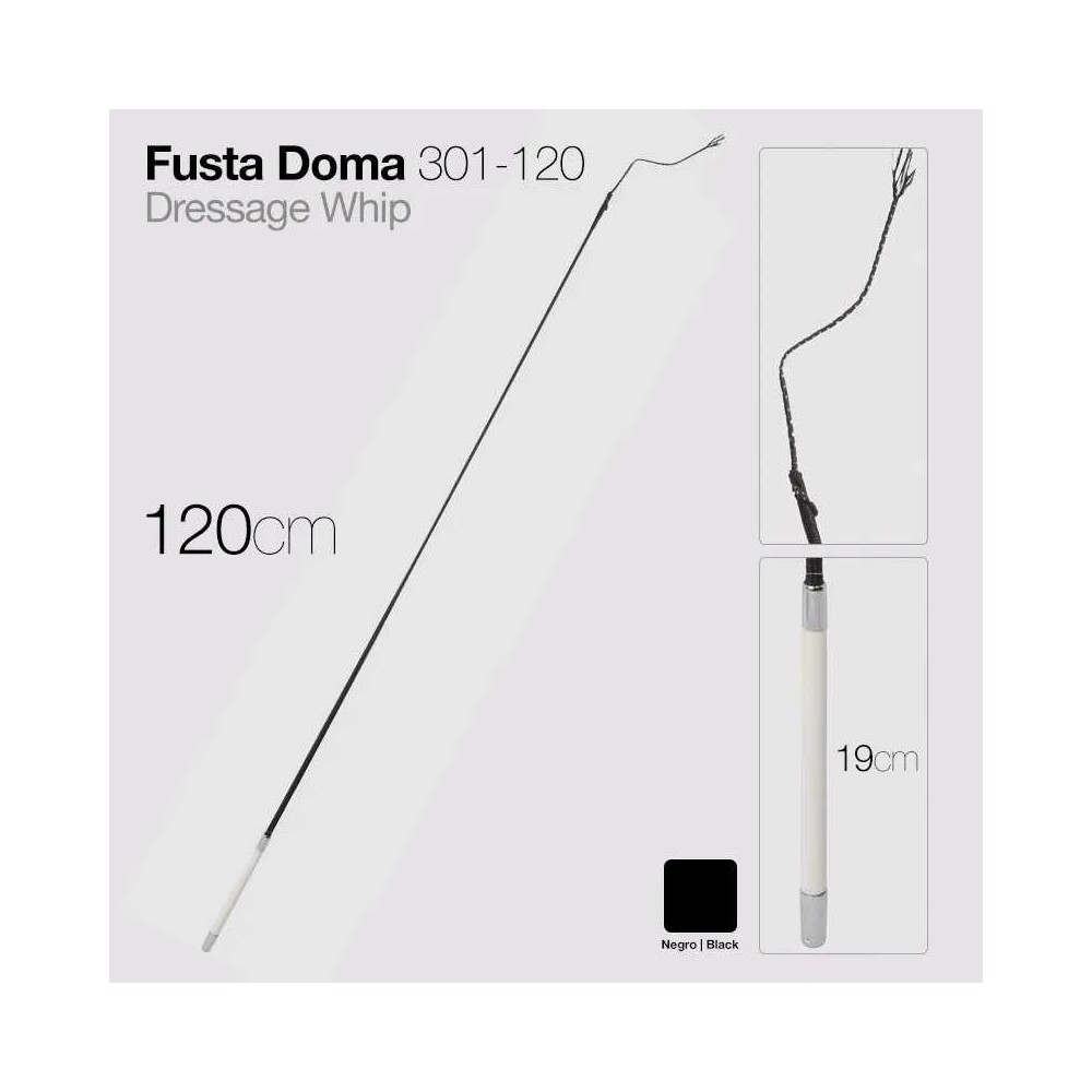 Fusta doma 301-120 negro 120cm