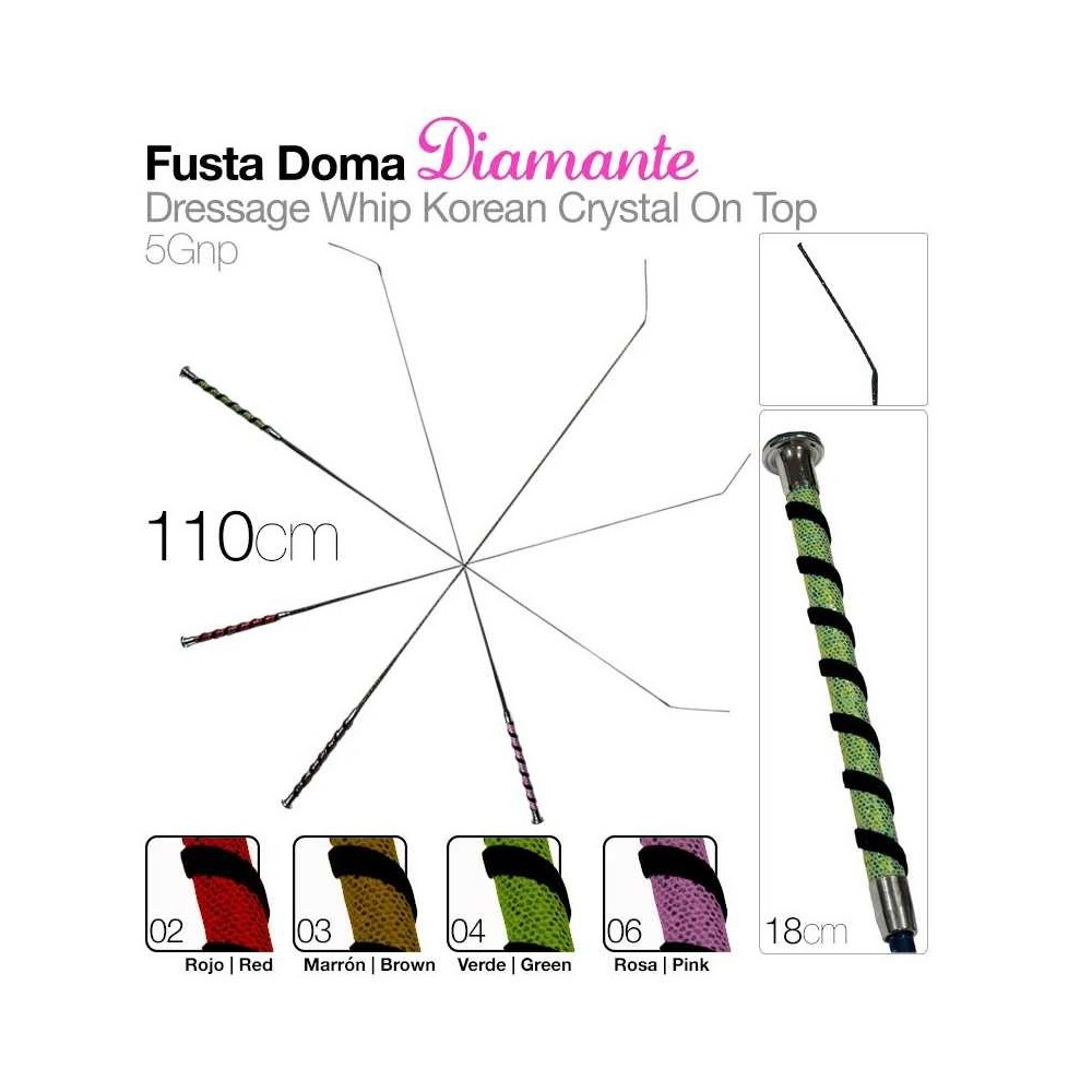 Fusta doma diamante 5gnp 110cm