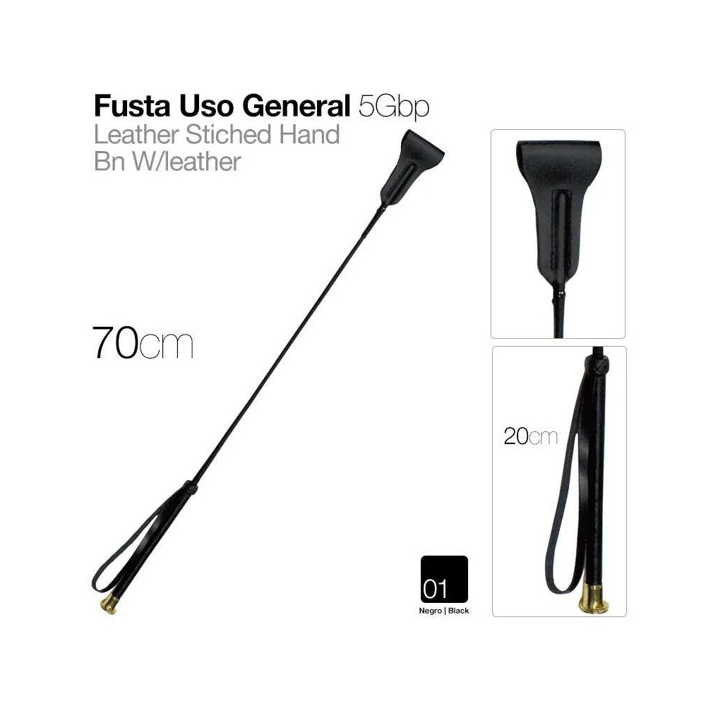 Fusta uso general 5gbp negro 70cm