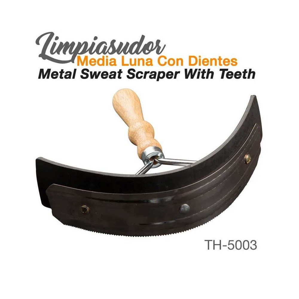 Limpiasudor medialuna metal con dientes th-5003