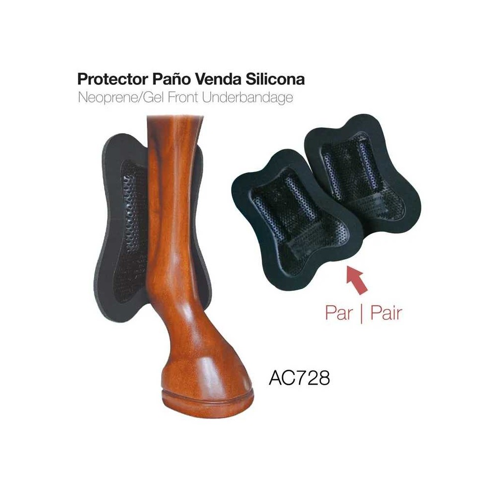 Protector paño venda silicona ac728 negro