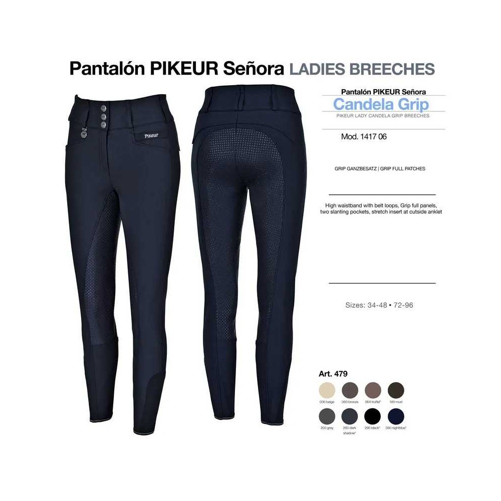 Pantalón pikeur señora candela grip 141706 479 ---