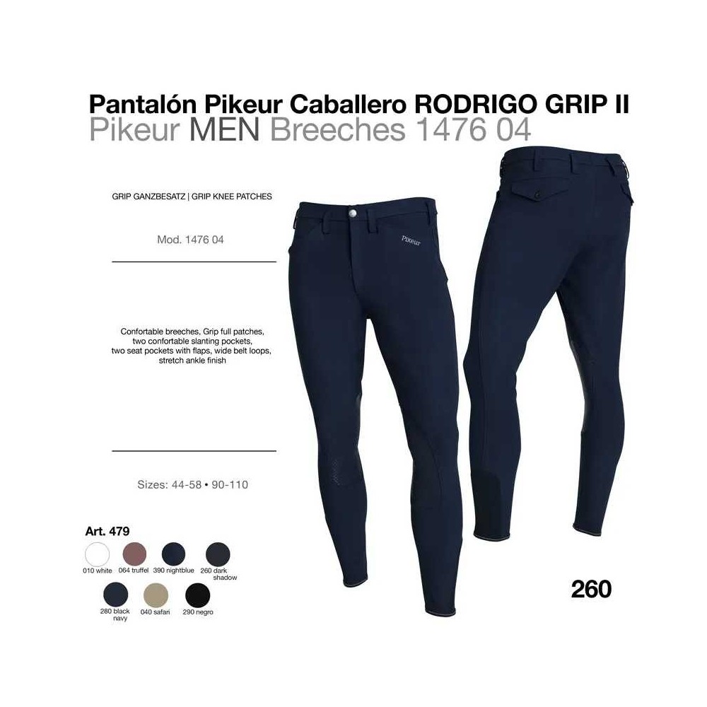 Pantalón pikeur caballero rodrigo grip ii 147604 479