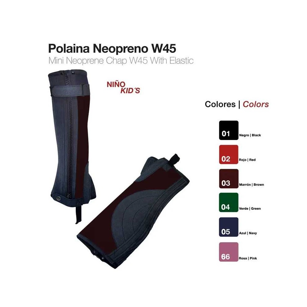 Polaina neopreno niño w45