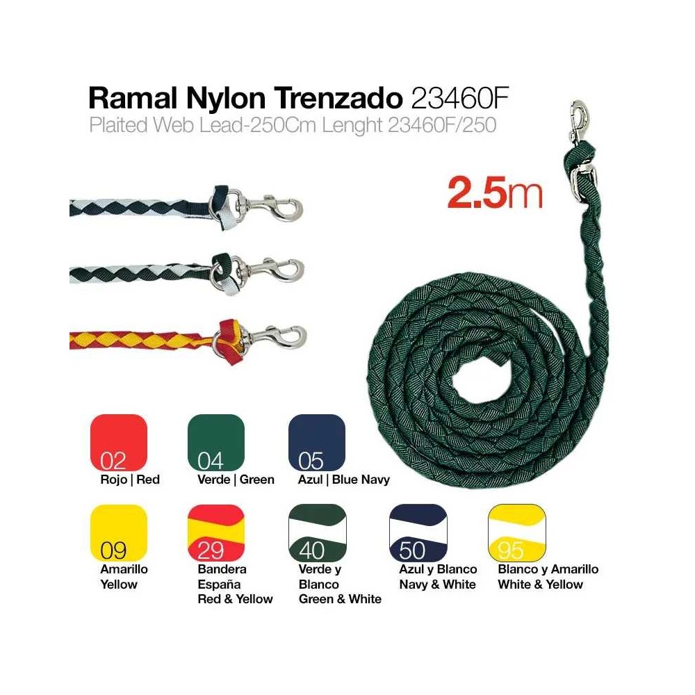 Ramal nylon trenzado 23460f 2.5m