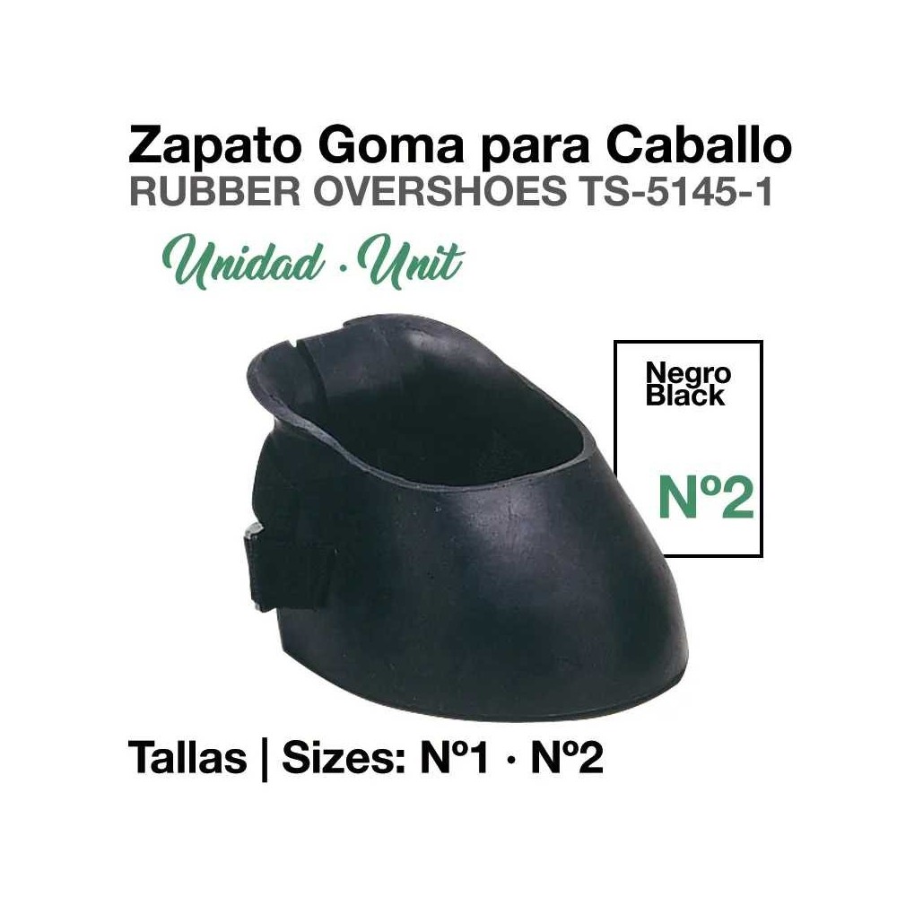 Zapato goma para caballo ts-5145 unidad