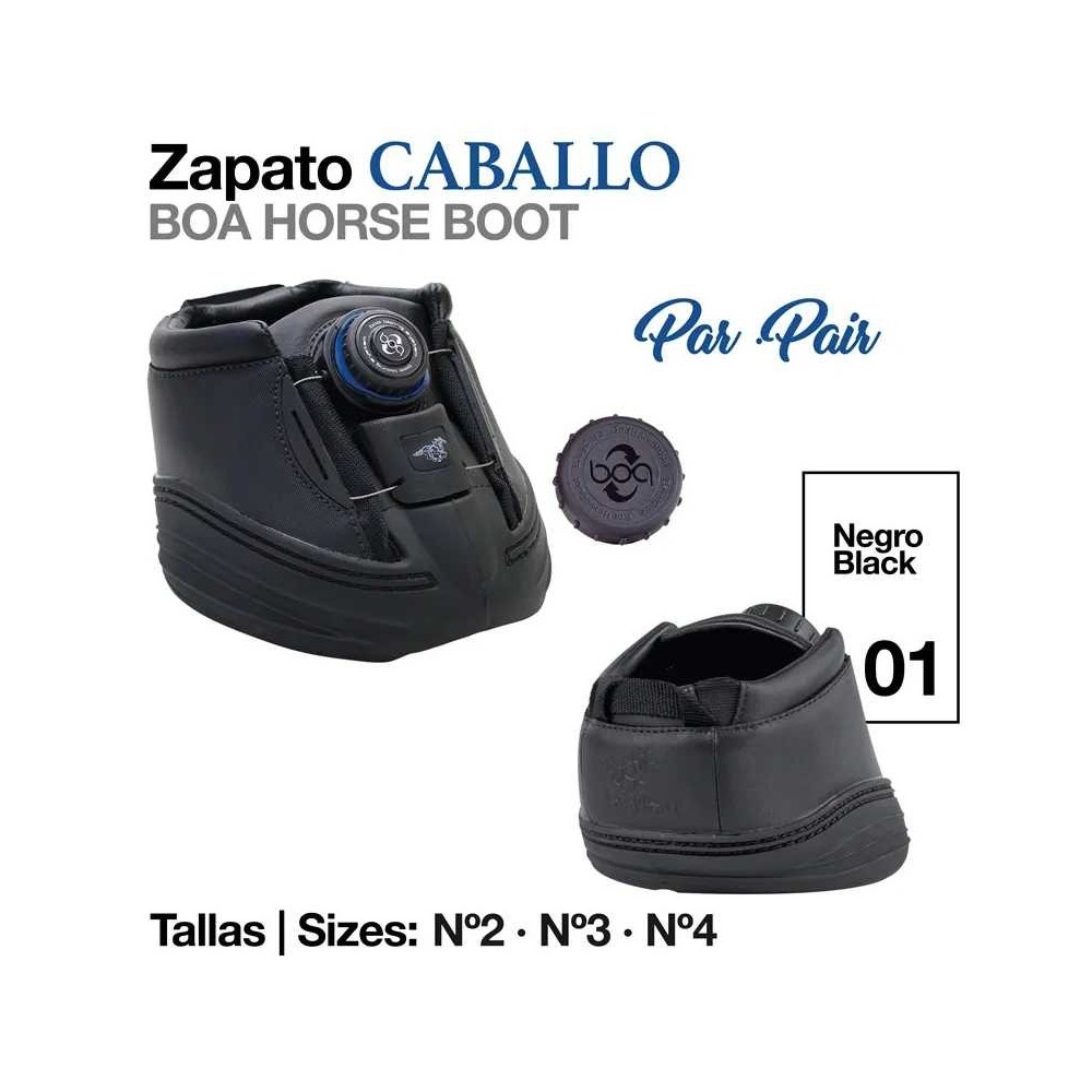 Zapato caballo boa horse boot par