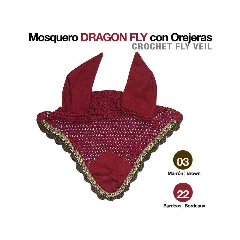 Mosquero dragon fly con orejeras