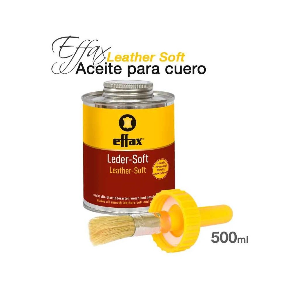 Effax aceite para cuero leather soft 475ml