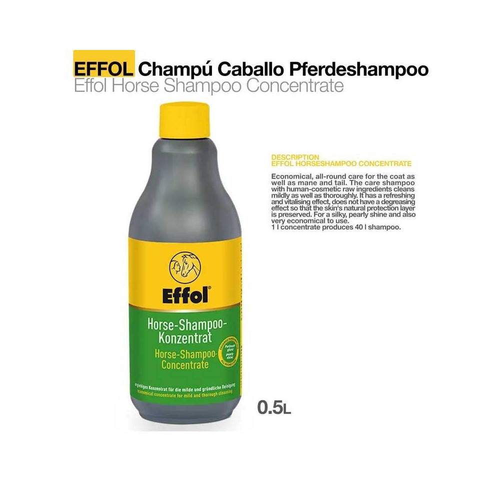 Effol champú caballo pferdeshampoo 0.5 litro