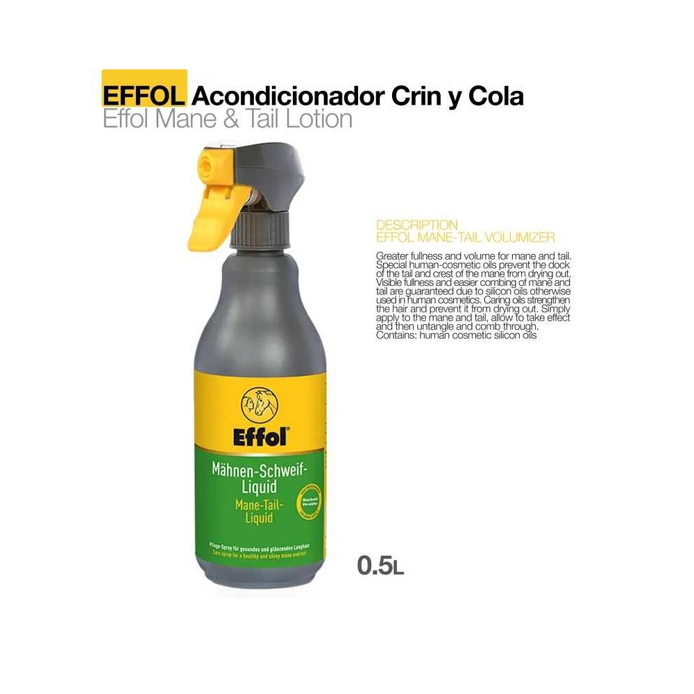 Effol acondicionador crin y cola mail & tail 500ml