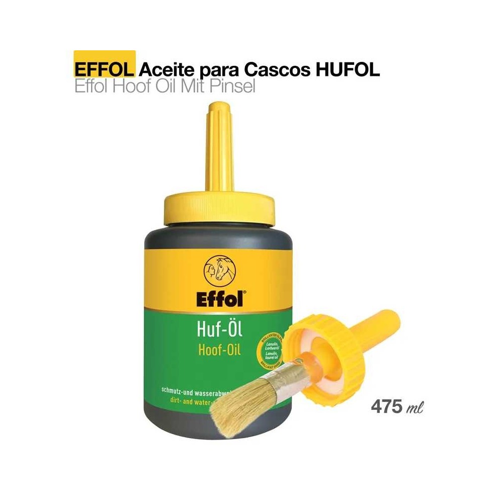 Effol aceite para cascos hufol con brocha 475ml