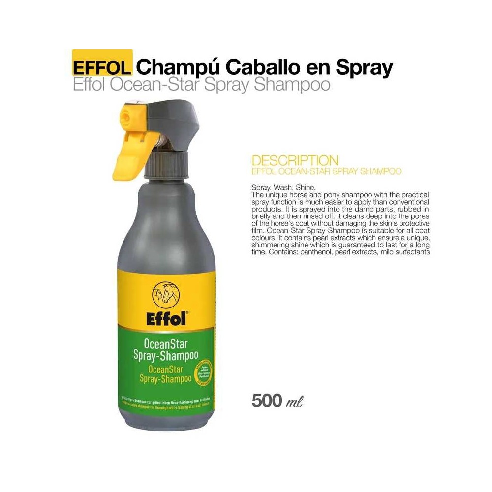 Effol champú caballo en spray ocean star 500ml