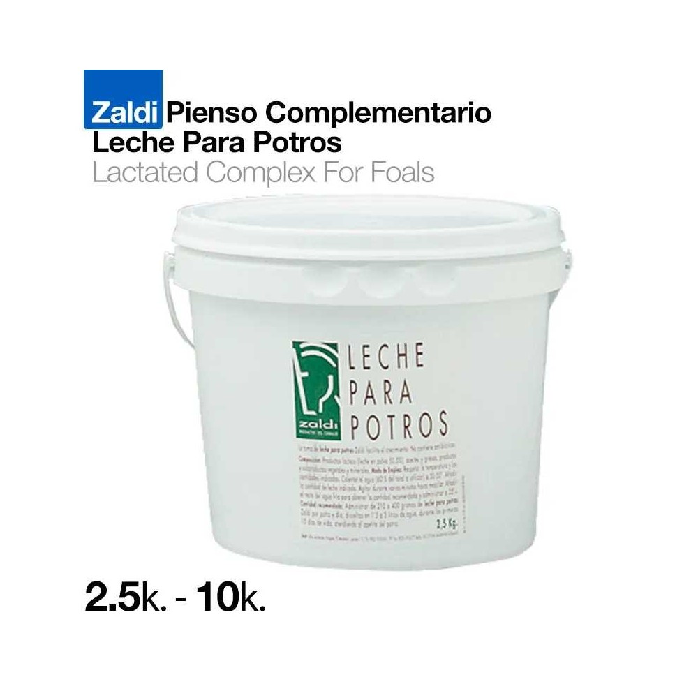 Zaldi pienso complementario leche potro