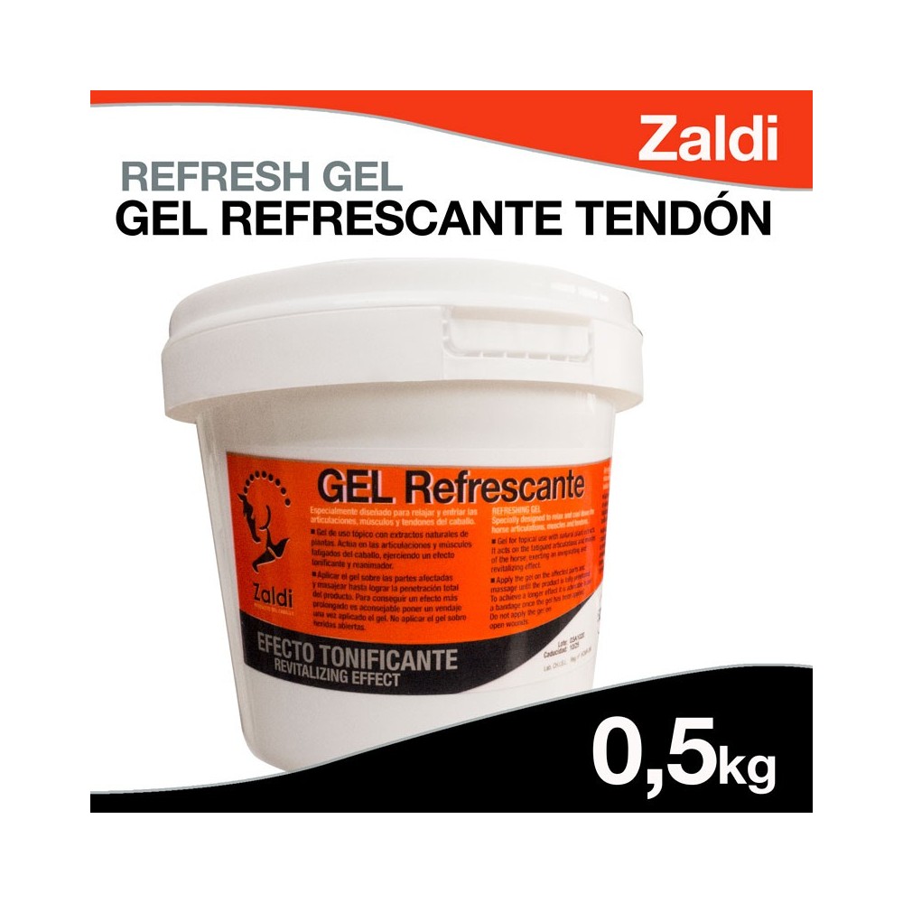 Zaldi gel refrescante tendón 0.5kg