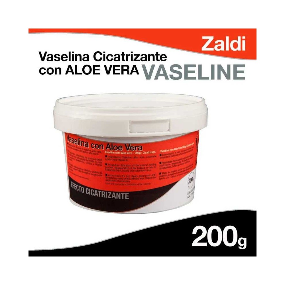 Zaldi vaselina cicatrizante con aloe vera 200gr