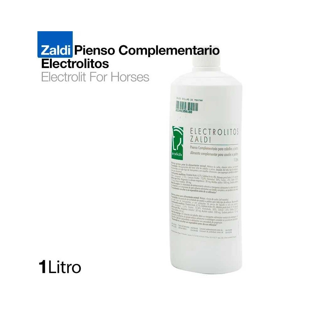 Zaldi pienso complementario electrolitos 1 litro