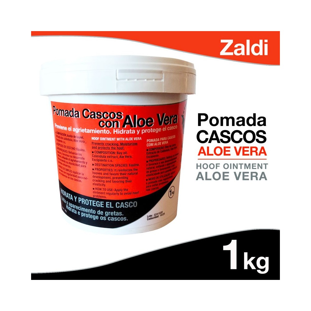 Zaldi premium pomada cascos aloe vera 1kg