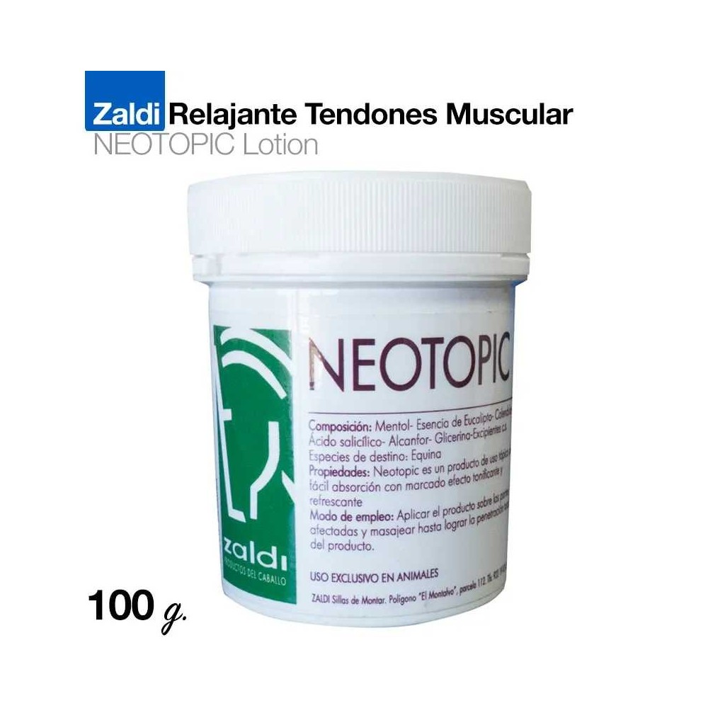 Zaldi relajante tendones muscular neotopic 100gr