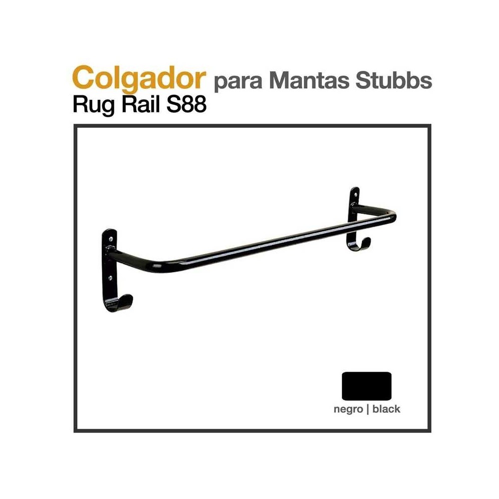 Colgador para mantas stubbs s88 negro