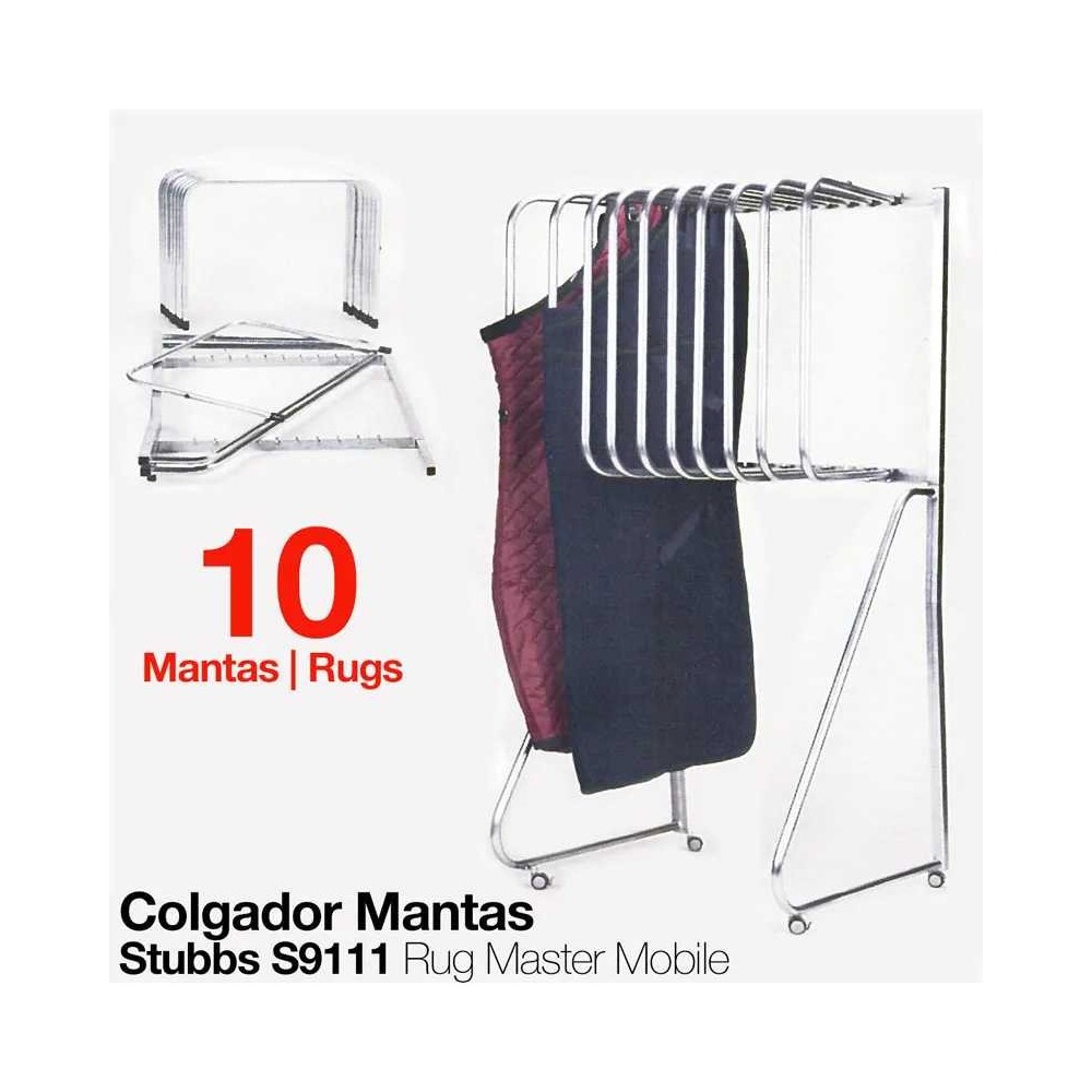 Colgador para mantas stubbs s9111 (10 mantas)