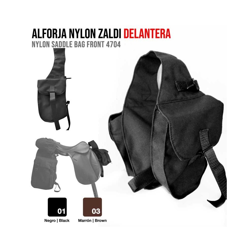 Alforja nylon zaldi delantera 4704