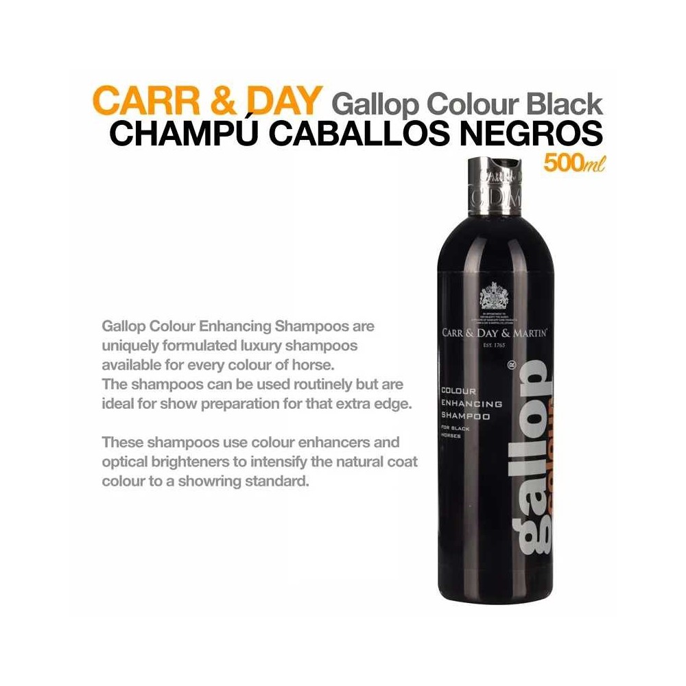 Carr & day champú caballos negros 500ml