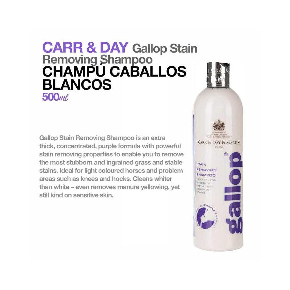 Carr & day champú caballos blancos removing 0.5l