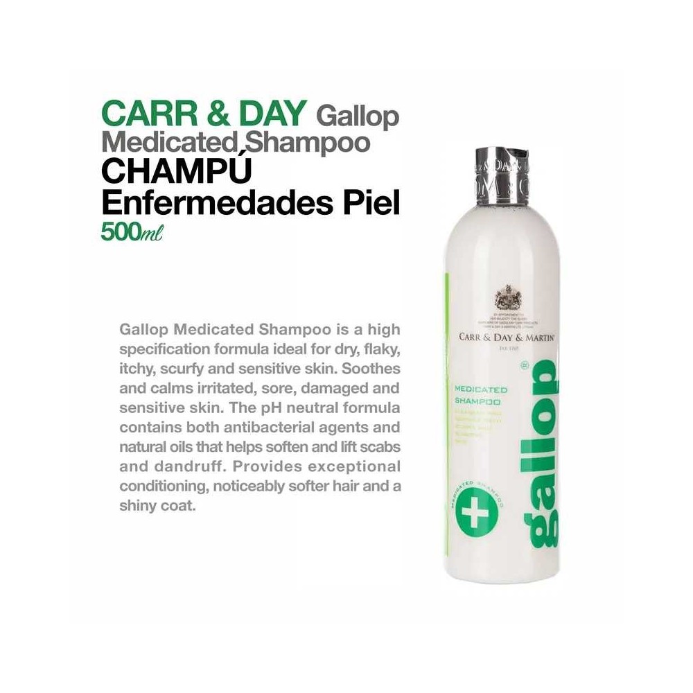 Carr & day champú enfermedades piel medicated 0.5l