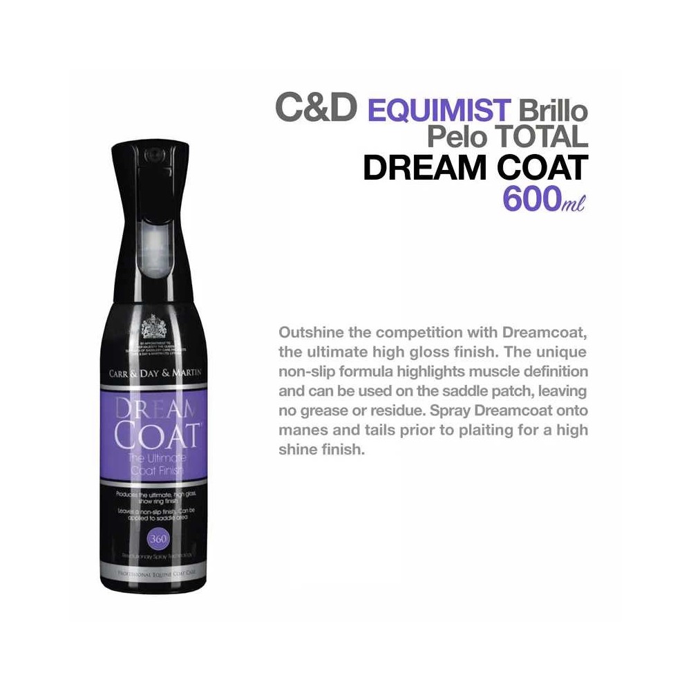 C&d equimist brillo pelo total dreamcoat 600ml