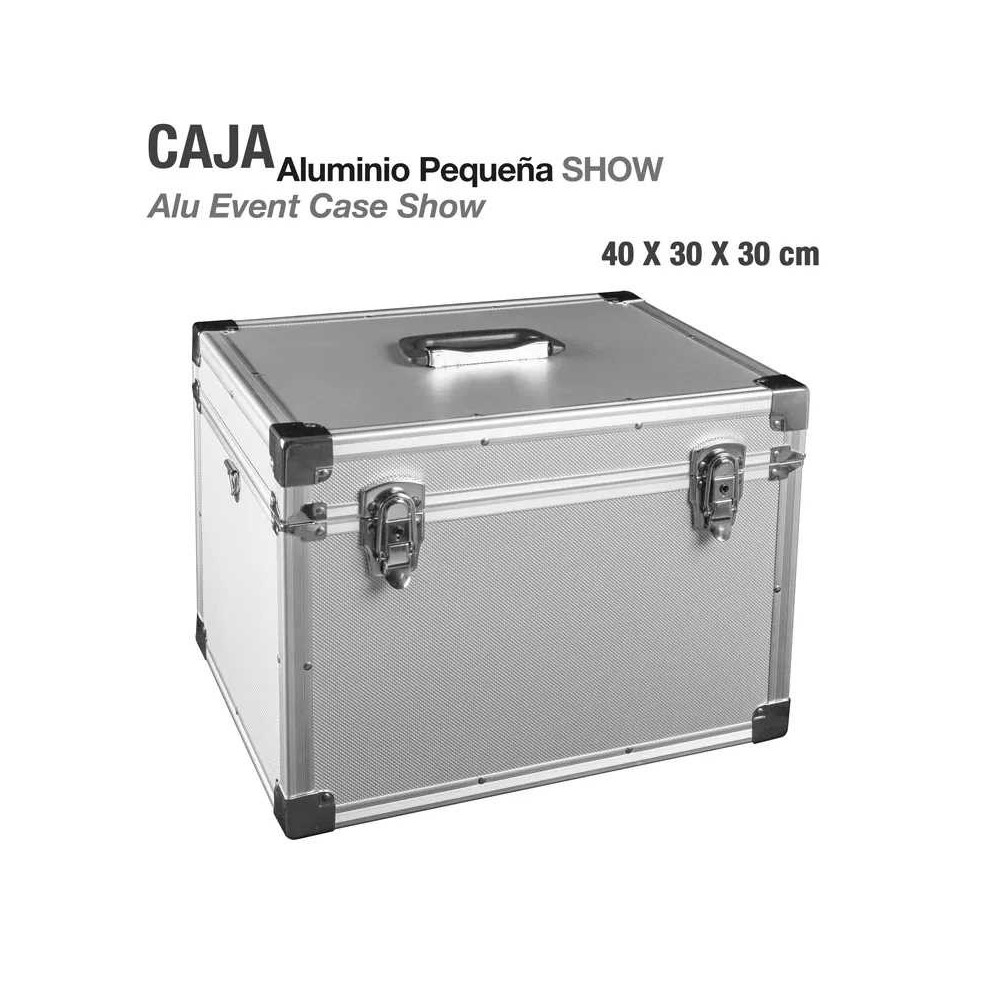 Caja aluminio pequeña showmaster 40x30x30