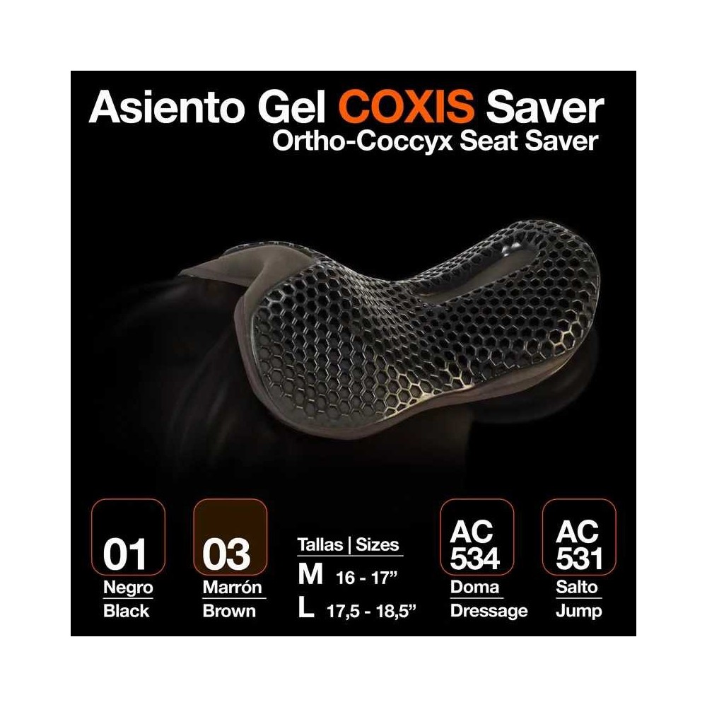 Asiento gel coxis saver salto