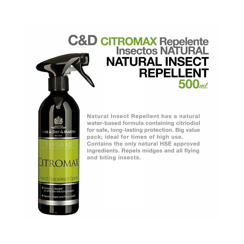 C&d repelente insectos natural citromax 500ml