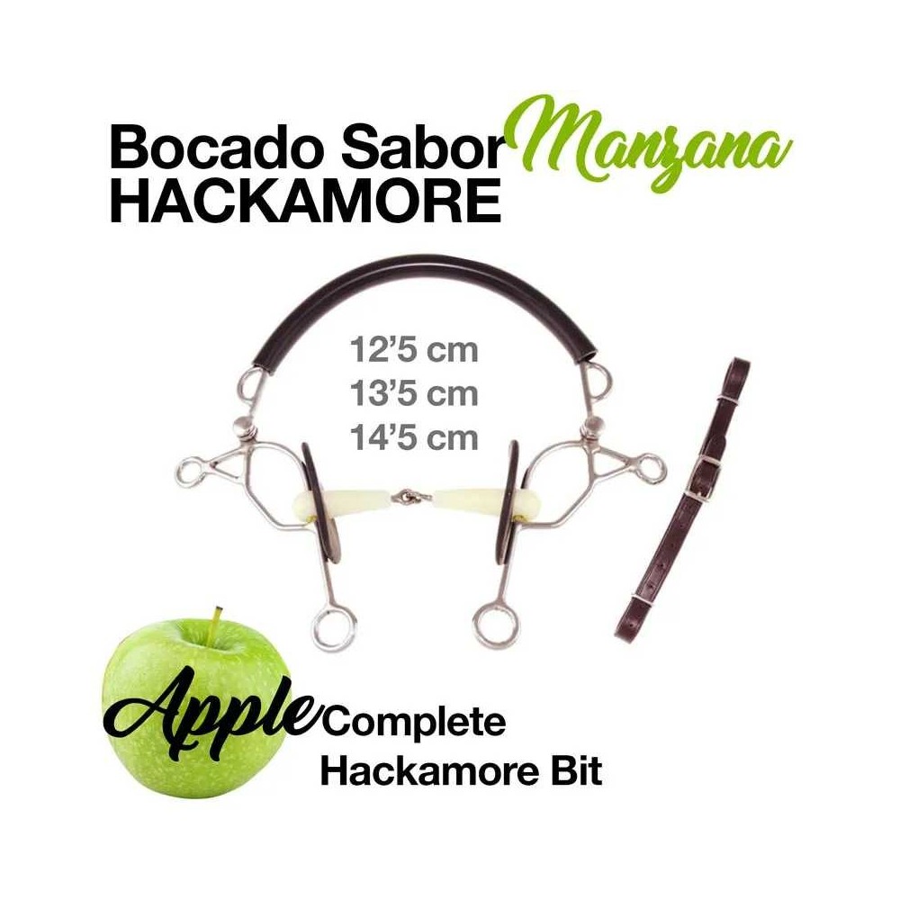 Bocado sabor manzana hackamore hb-2926