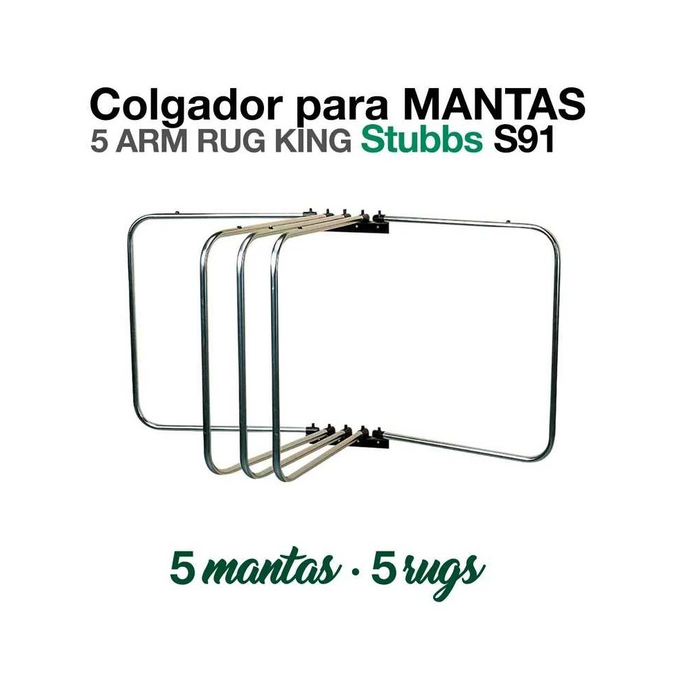 Colgador para mantas stubbs s91 (5 mantas)