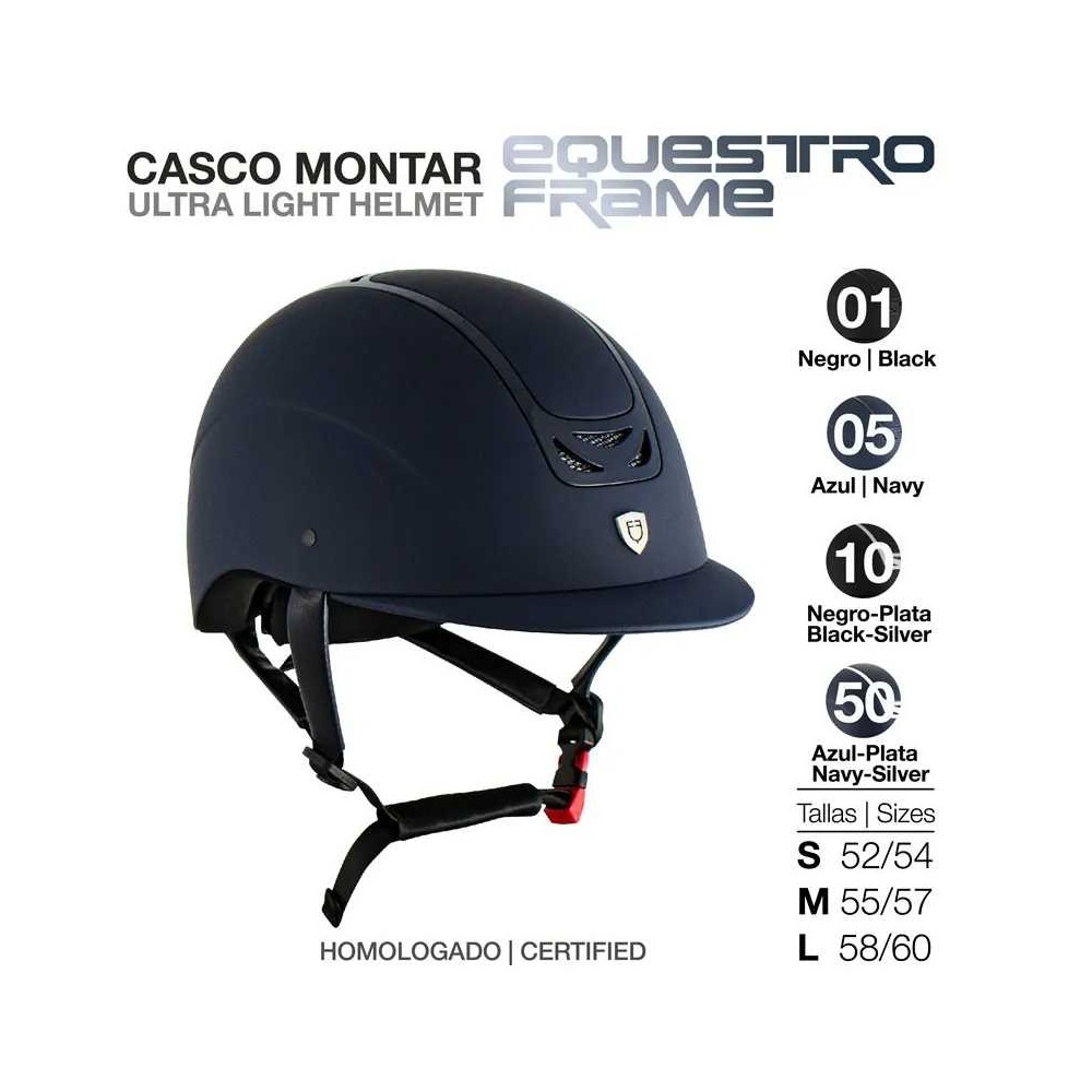 Casco montar equestro frame