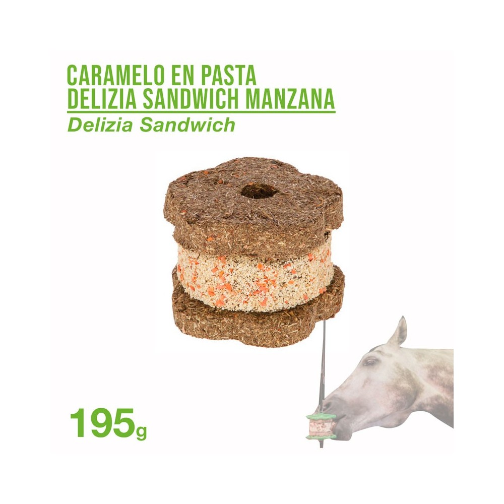 Caramelo en pasta delizia sandwich manzana 195gr