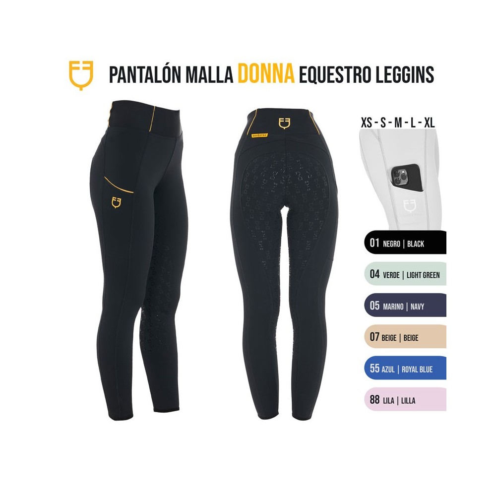 Pantalón malla donna equestro leggins etw00047